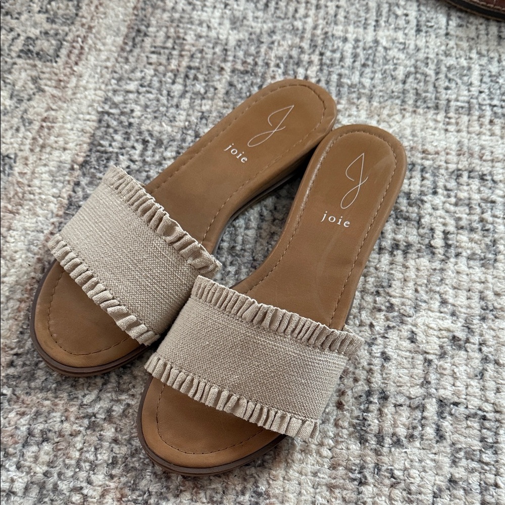 Joie womens ruffle slide sandal - Picture 1 of 5